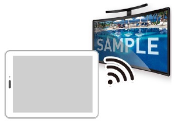 タブレットによる表示切替